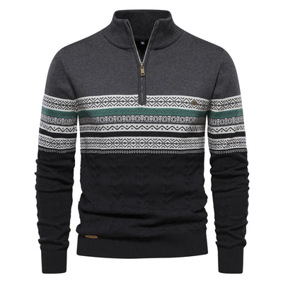 Christian Pullover mit Retromuster
