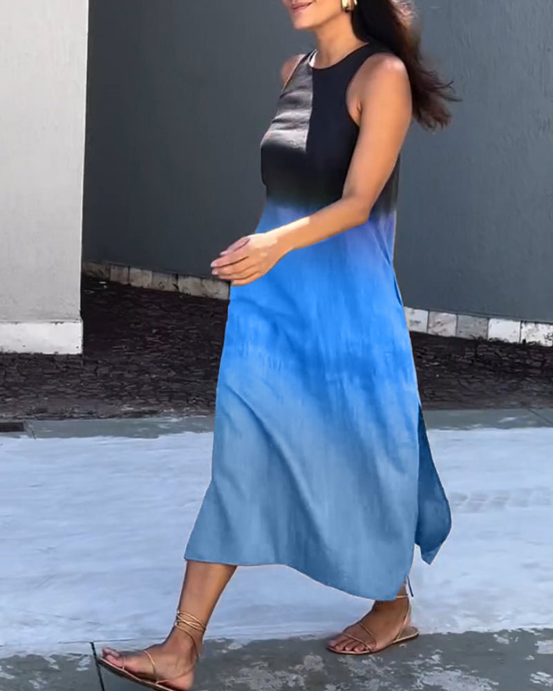 Fenja - Kleid - Farbverlauf - Ärmellos