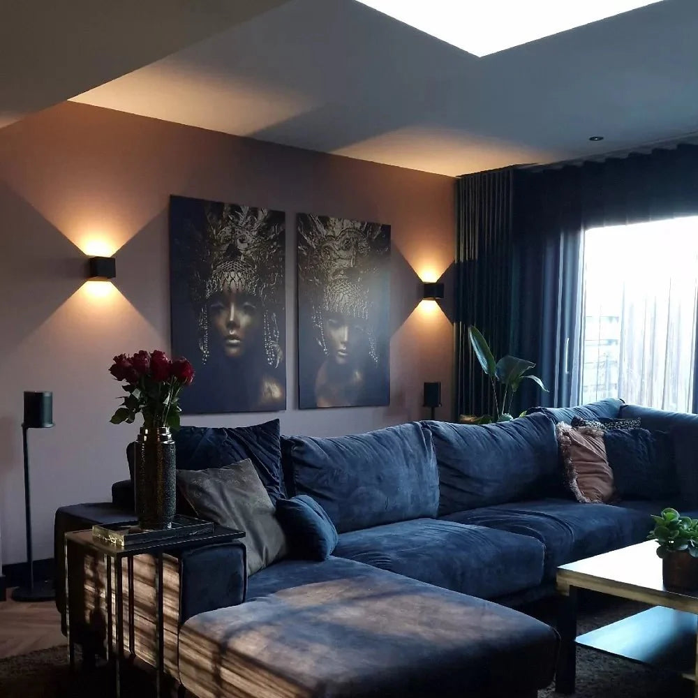 Glow - Quadratische Wandleuchte