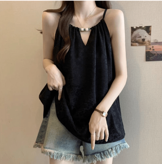 Jella - Bluse - Halter Neck