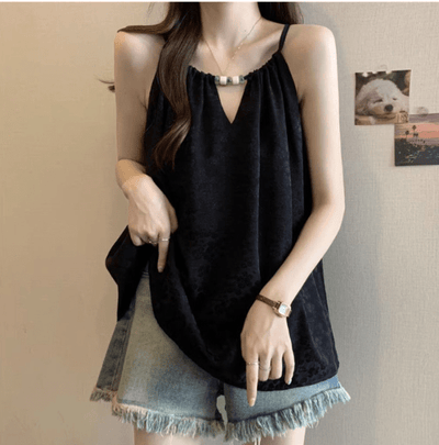 Jella - Bluse - Halter Neck