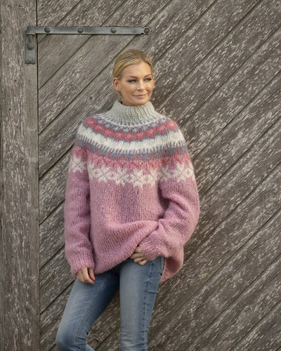 Ronja - Gemusterter Pullover - Winter-Pullover