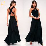 Maribel | Multiway-Wickelkleid in Schwarz
