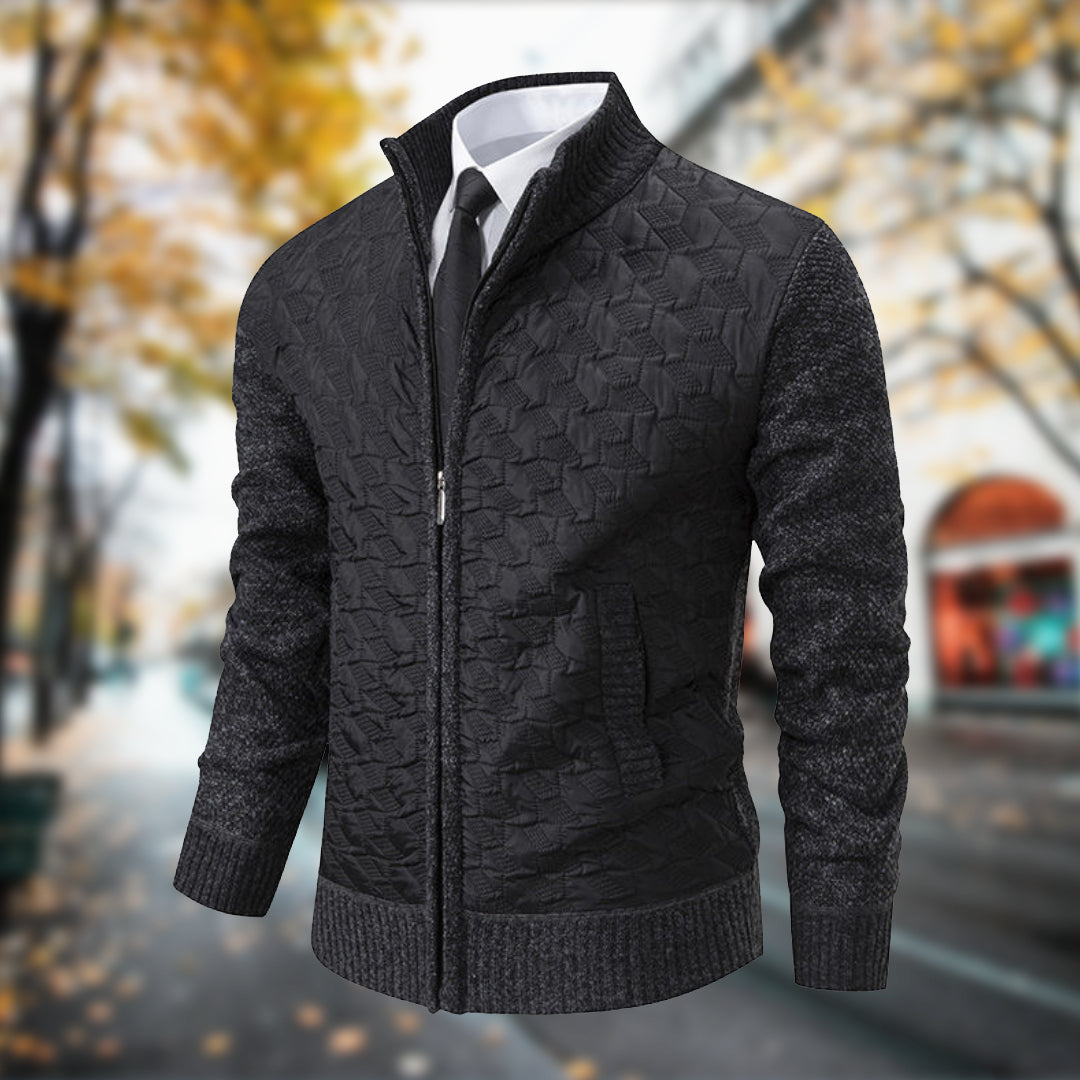 EUGENIO - STRICKJACKE MIT REISSVERSCHLUSS