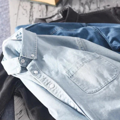 Stockman Denim Knopfhemd