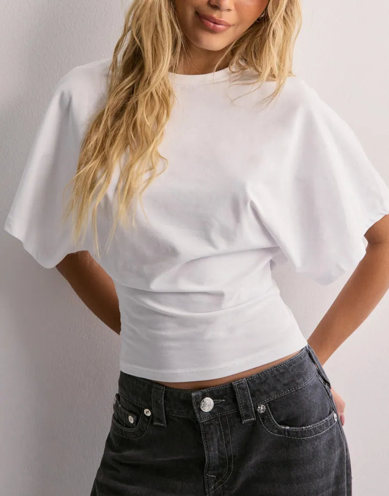 Damen T-Shirt mit Weiten Ärmeln – Leichtes, Atmungsaktives Loose Fit Top