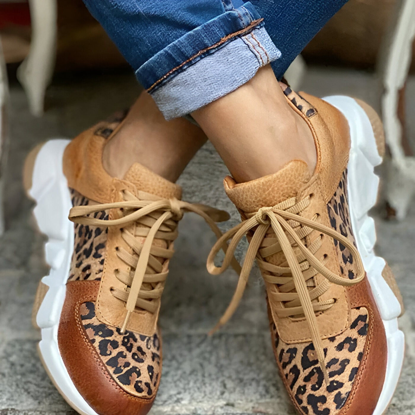 Taylor® | Comfortboost Leoparden-Sneaker