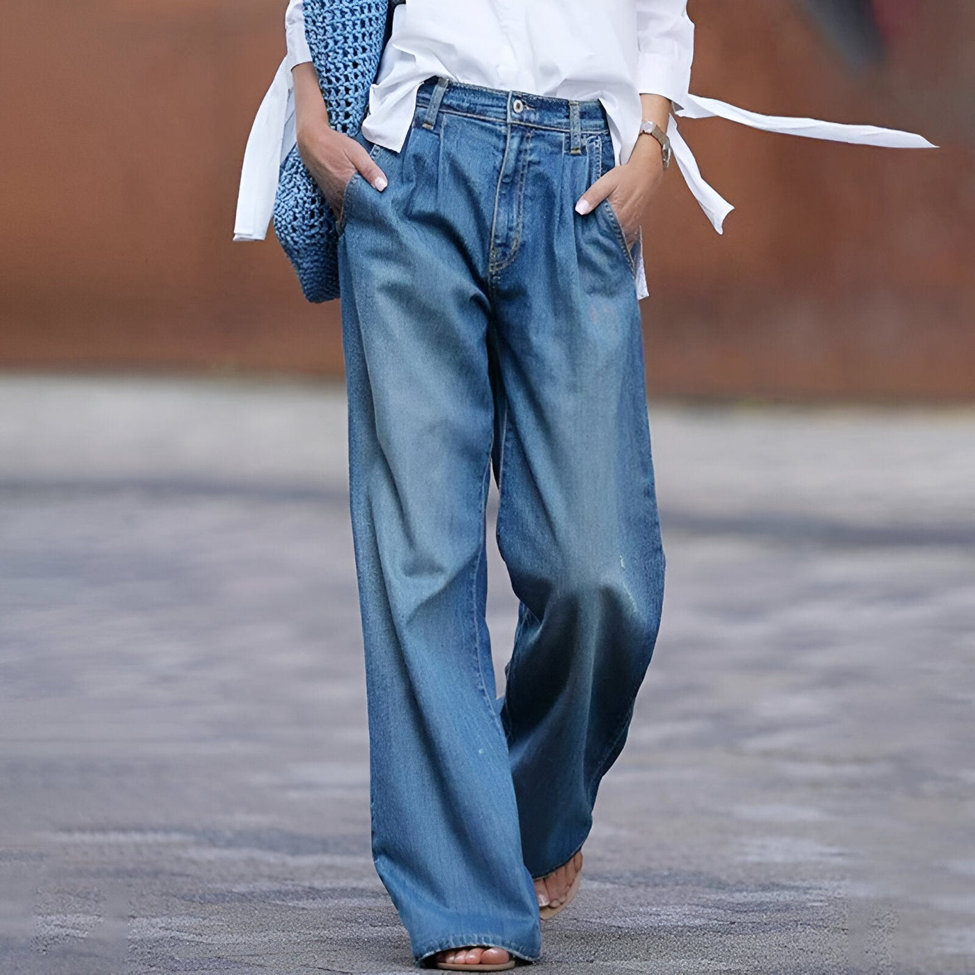 Cora® | Bequeme Hose mit weitem Bein