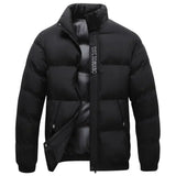 Stylische Warme Herren Winterjacke - Arvid in Schwarz