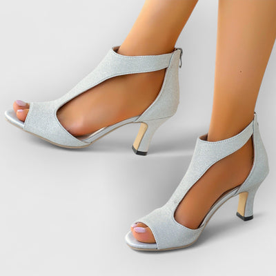 Nessa | Orthopädische Sandalen mit Absatz und Cut-Out