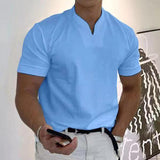 Stillan - Stilvolles Herren-Poloshirt in Himmelblau