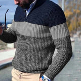Pullover Mit Reißverschluss Herren in Grau