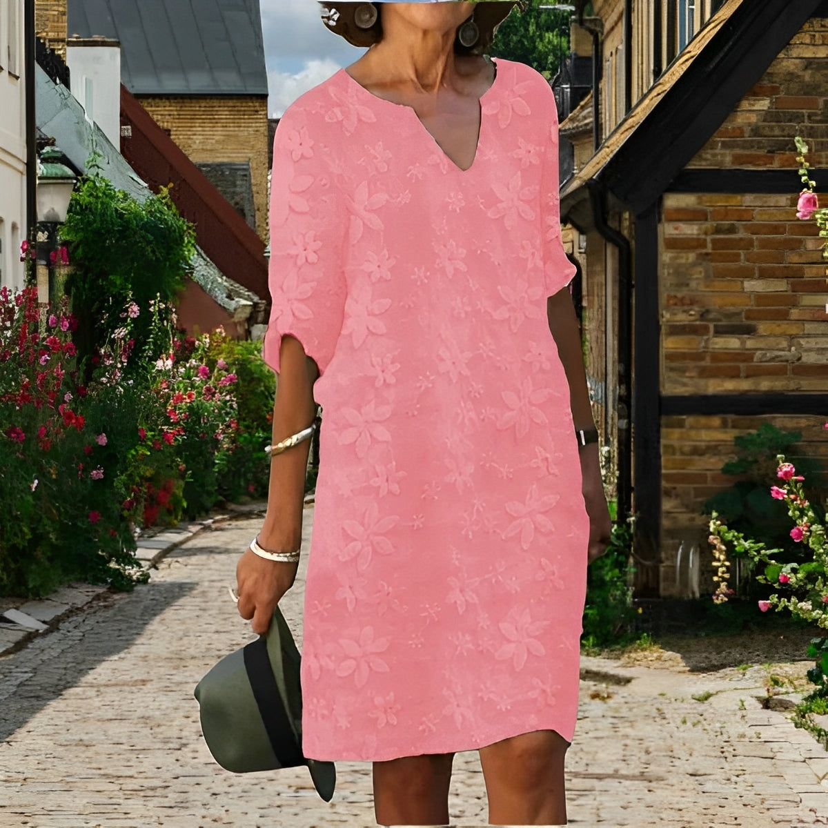 Julianna - Elegantes besticktes Kleid für Damen