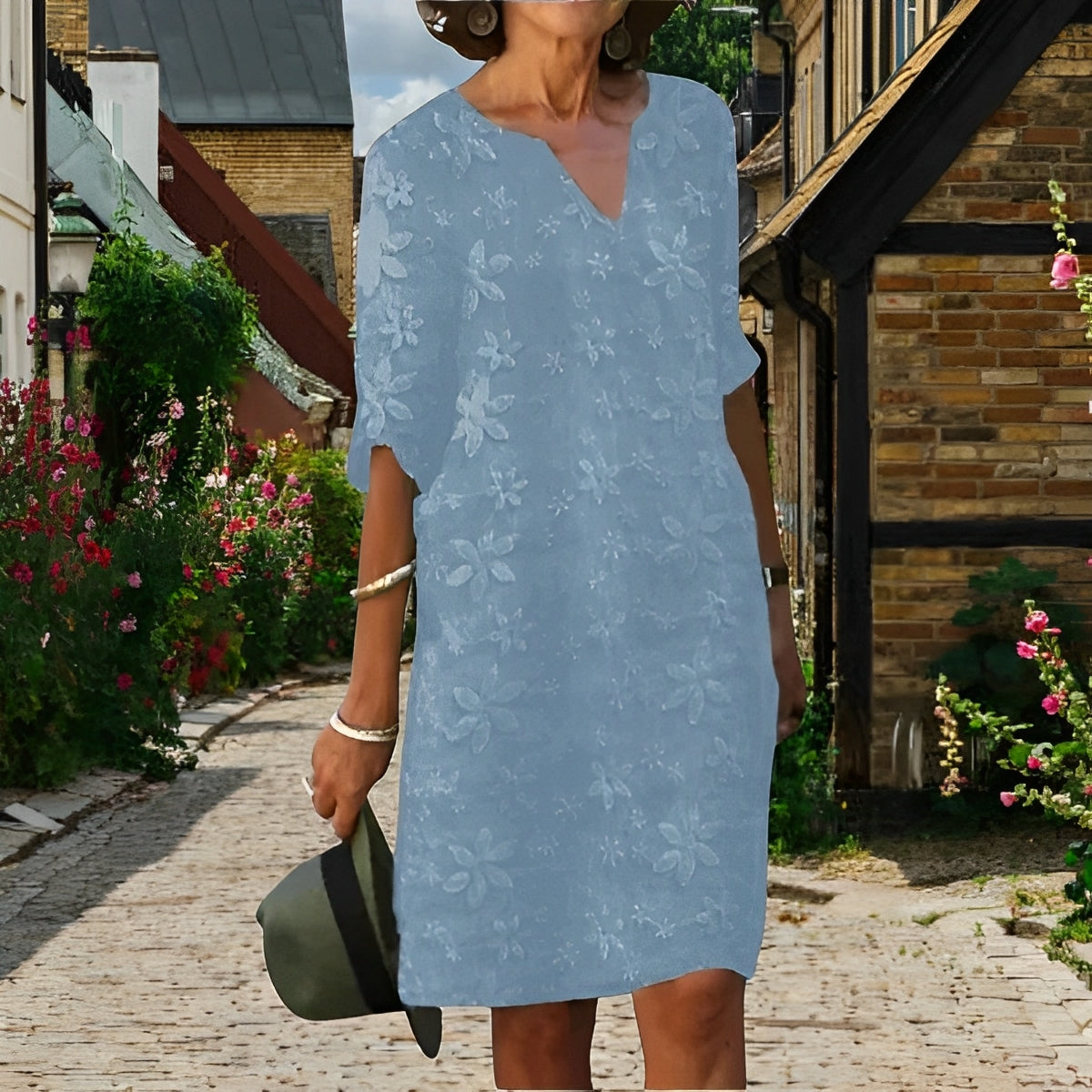 Julianna - Elegantes besticktes Kleid für Damen