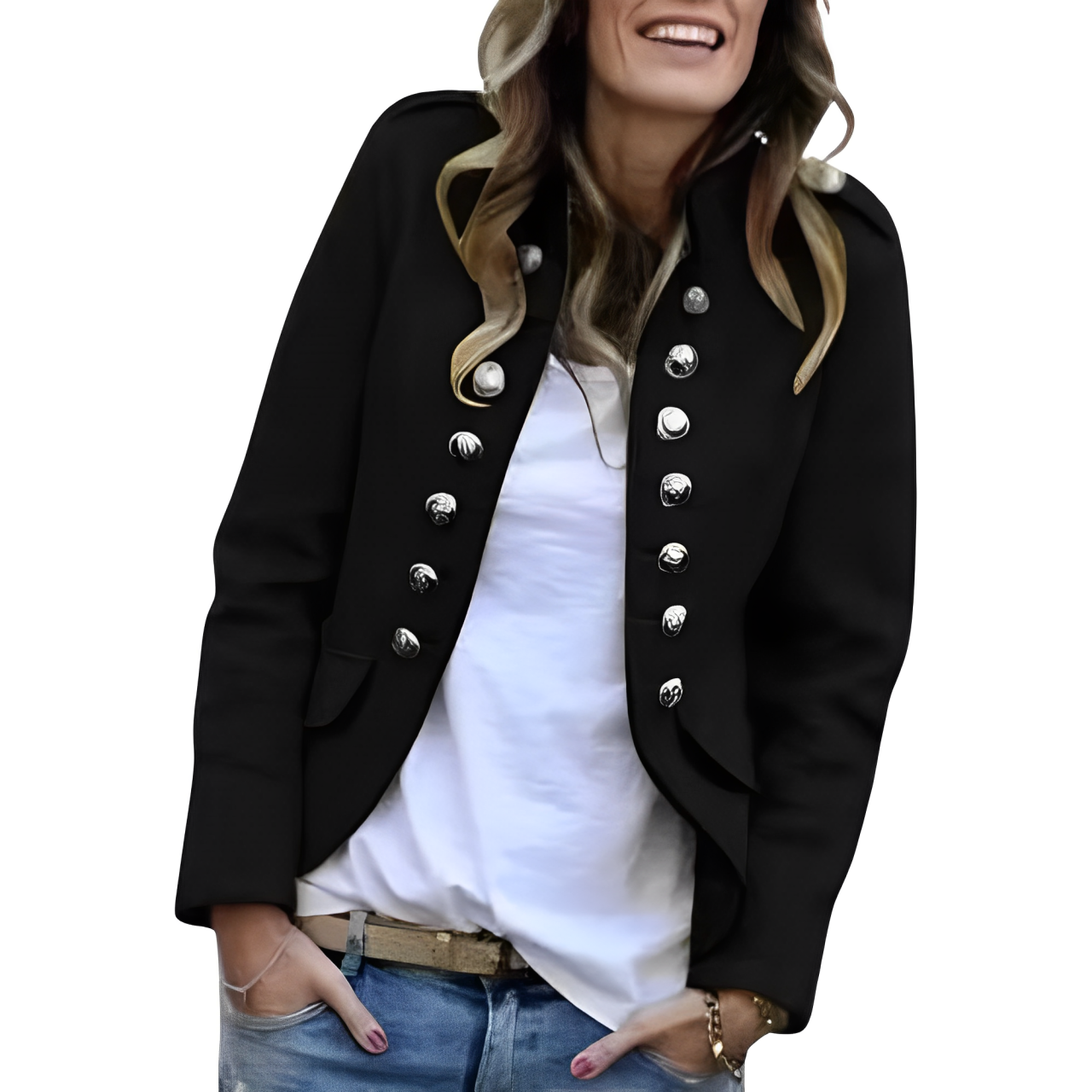 Josephine - Taillierter Blazer mit Stehkragen