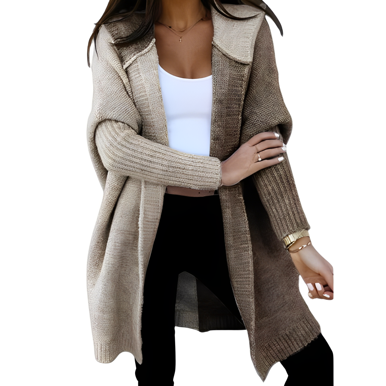 Jolanta - Strickjacke im Patchwork-Stil