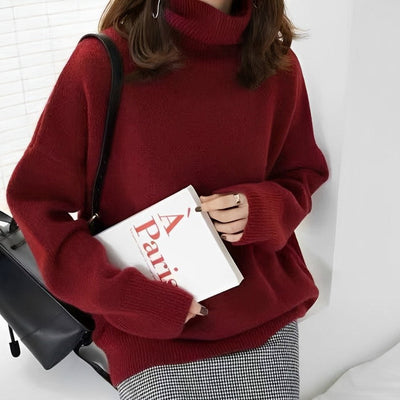 Hester - Kaschmirpullover Hochgeschlossen