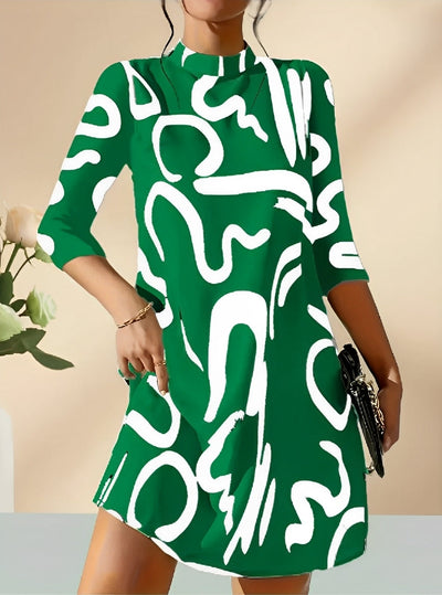 Tammara - Stilvolles und bequemes bedrucktes Kleid