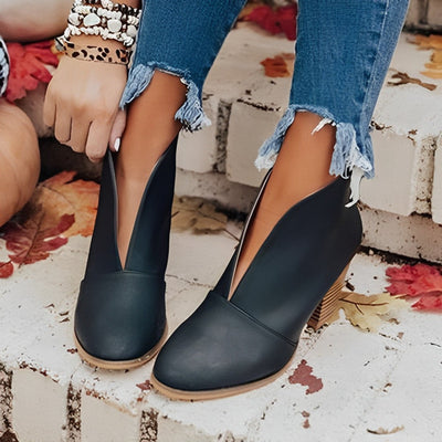 Celestine - Stiefelette mit trendigem Blockabsatz
