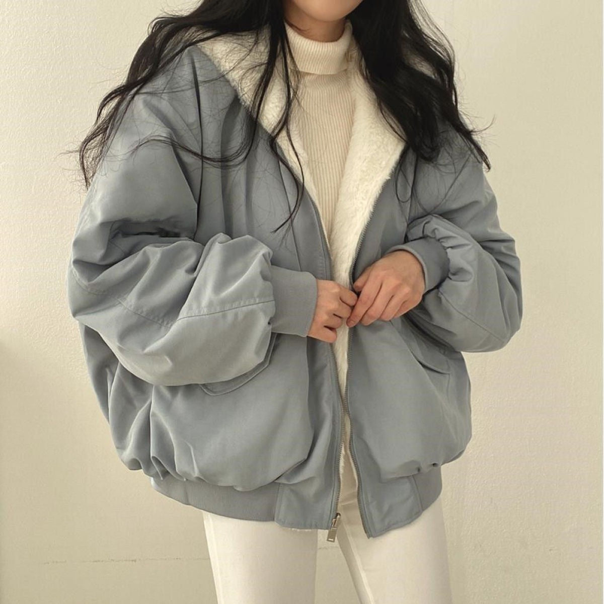 Mikasa - Wendejacke aus Baumwolle mit Kapuze