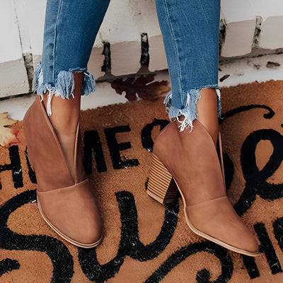 Celestine - Stiefelette mit trendigem Blockabsatz