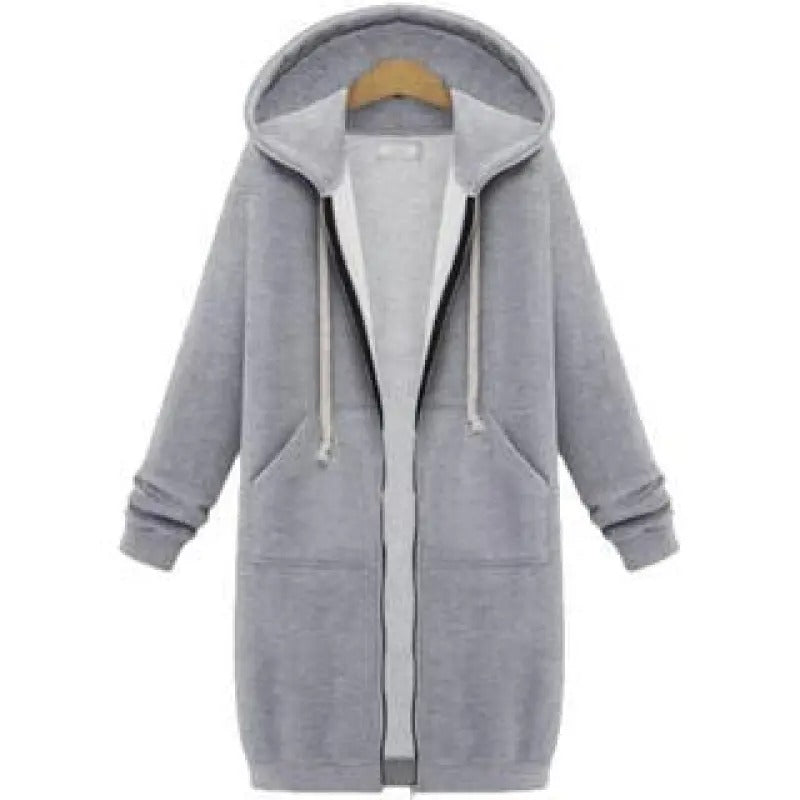 Keyla - Langer Pullover mit Kapuze