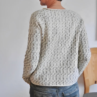 Meret - Damen Rundhals Schlabberpulli