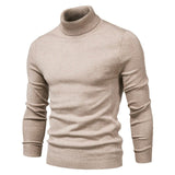 Rollkragenpullover Herren Klassisch in Beige