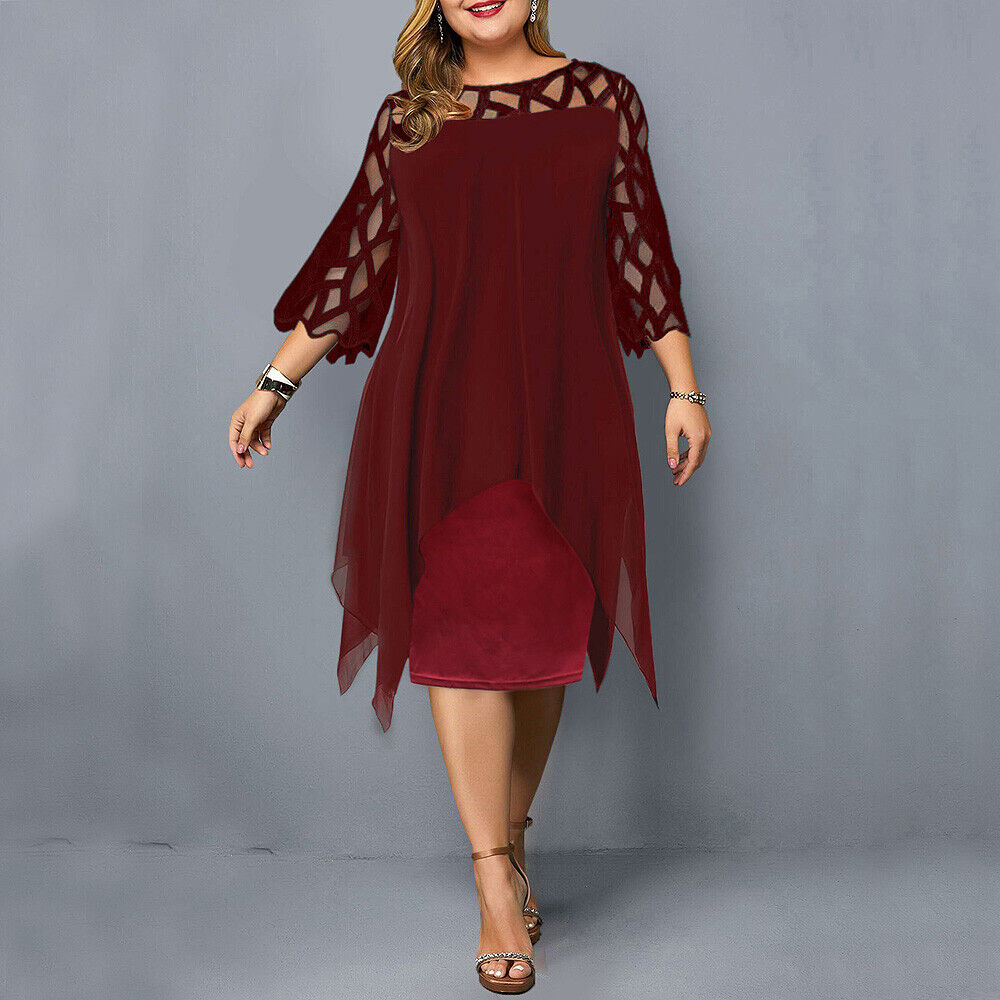 Felicia - Midi-Kleid in Übergrößen
