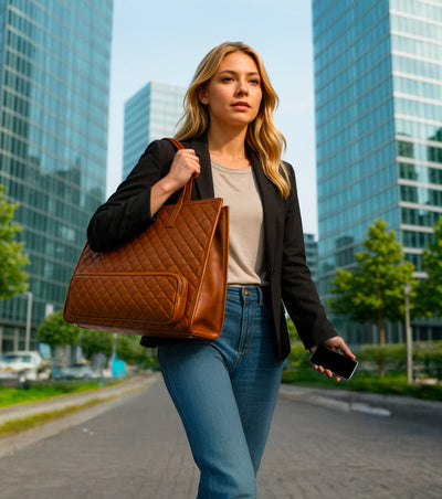Isolierte 2-in-1 Handtasche – Stilvolle Thermotasche für Damen