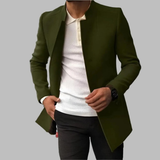 Salomo | Herren Winterjacke mit Stehkragen in Grün