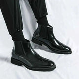 Schlupfstiefel Herren in Schwarz