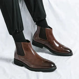 Schlupfstiefel Herren in Braun
