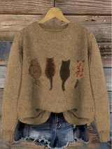 Velara - Strickpullover mit weichem Griff in Braun