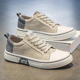 Sneaker Herren Retro Low Top mit Schnürung in Beige