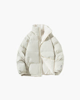 Jasmin | Damen Winter Puffer Outerwear Jacke in Weiß