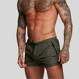 Soren | Herren Badeshorts mit Kordelzug in Armeegrün