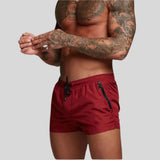 Soren | Herren Badeshorts mit Kordelzug in Burgunder
