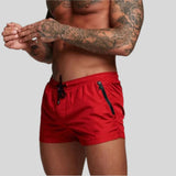 Soren | Herren Badeshorts mit Kordelzug in Rot
