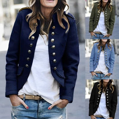 Josephine - Taillierter Blazer mit Stehkragen