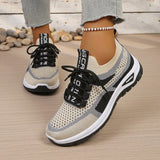 Sportliche Damen Sneaker Mit Komfortabler Sohle in Schwarz