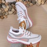 Sportliche Damen Sneaker Mit Komfortabler Sohle in Hellrosa
