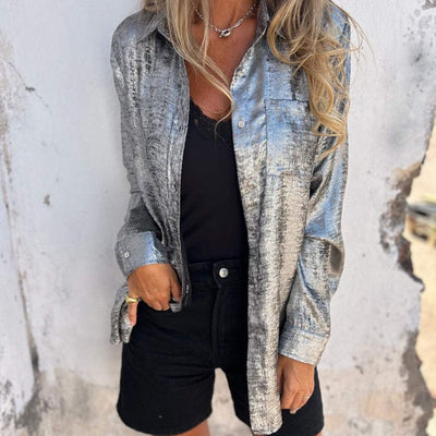 Rosalie | Elegante Bluse mit umgeschlagenem Kragen