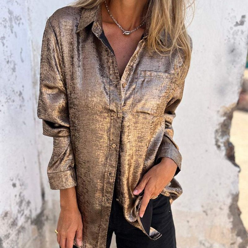 Rosalie | Elegante Bluse mit umgeschlagenem Kragen