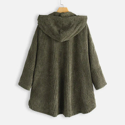 WINNIFREDA - CORDJACKE MIT KAPUZE