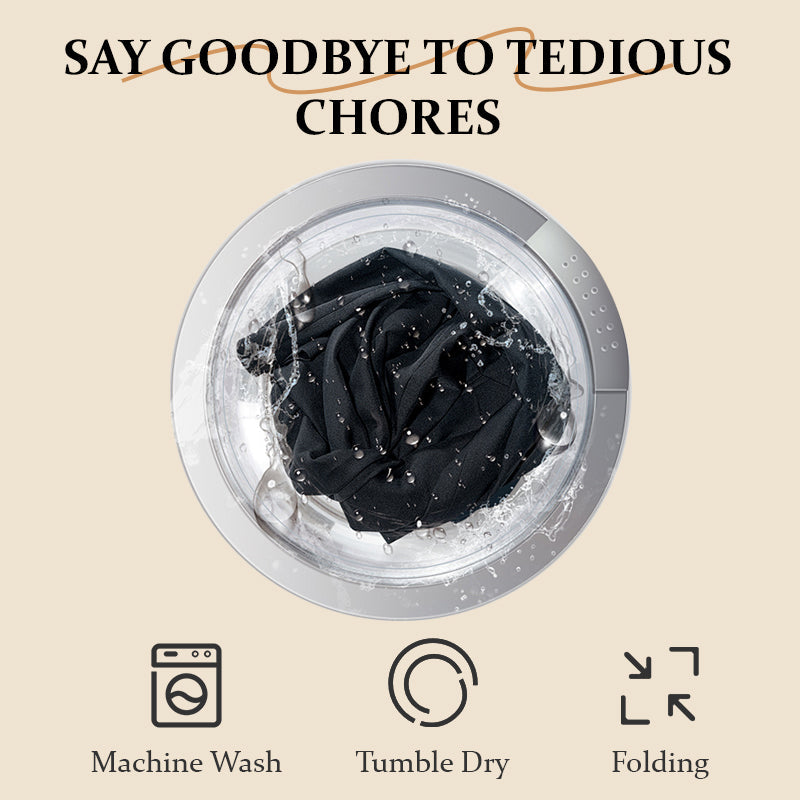 Perla® | Langärmliges Kleid mit Stehkragen und Kordelzug