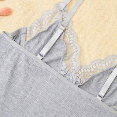 Penny® | Sexy Damen-Nachthemd aus Spitze mit Schlitz und Fliege