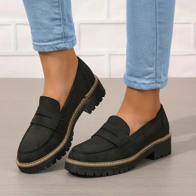 Bequeme, klobige Slipper für Damen
