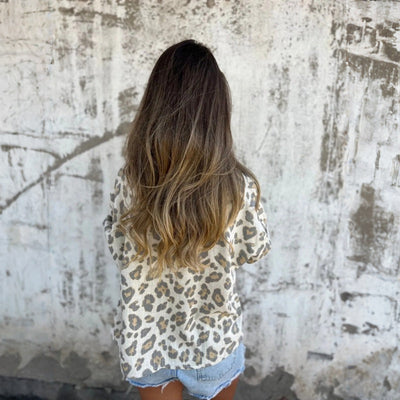 Olympia® | Vintage-bedrucktes Hemd mit Kragen und langen Ärmeln