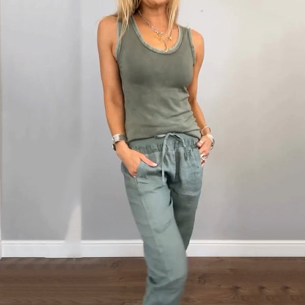 HANNELIESE - SET AUS TOP UND JOGGER-HOSE